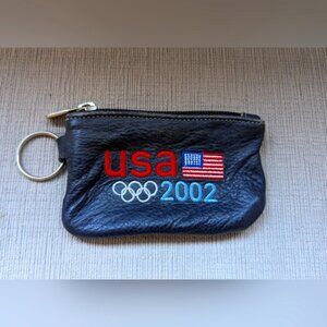 Roots Olympic USA Leather Pouch 2002 Pouch